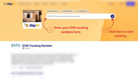 evri international tracking number.